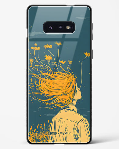 Golden Cascade [BREATHE] Glass Case Phone Cover (Samsung)