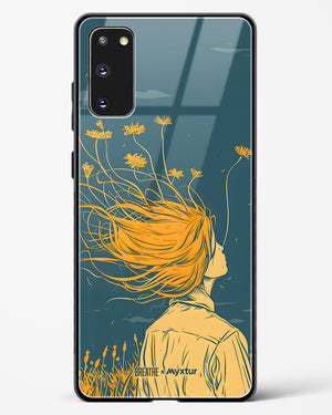 Golden Cascade [BREATHE] Glass Case Phone Cover (Samsung)