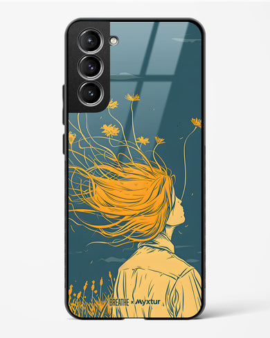 Golden Cascade [BREATHE] Glass Case Phone Cover (Samsung)