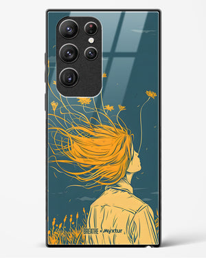 Golden Cascade [BREATHE] Glass Case Phone Cover (Samsung)