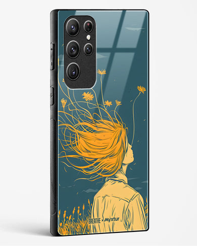 Golden Cascade [BREATHE] Glass Case Phone Cover (Samsung)