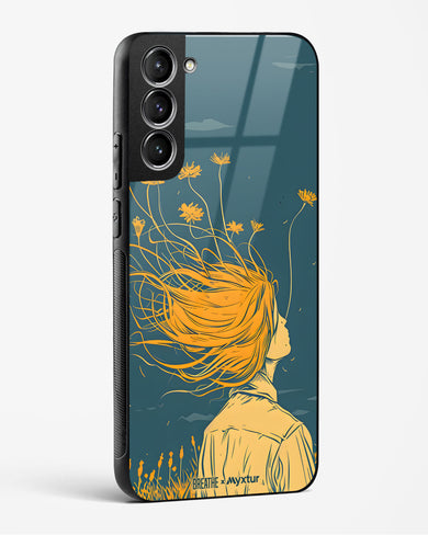 Golden Cascade [BREATHE] Glass Case Phone Cover (Samsung)