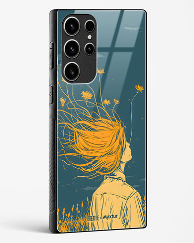 Golden Cascade [BREATHE] Glass Case Phone Cover (Samsung)