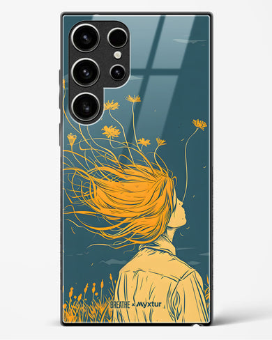 Golden Cascade [BREATHE] Glass Case Phone Cover (Samsung)
