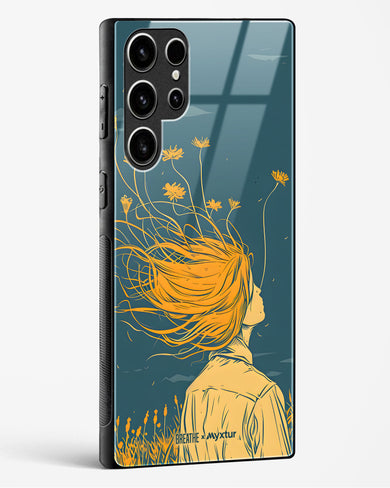 Golden Cascade [BREATHE] Glass Case Phone Cover (Samsung)
