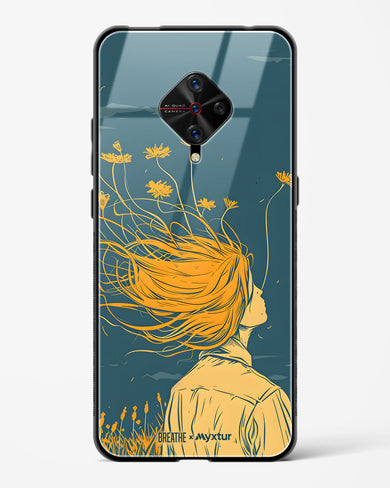 Golden Cascade [BREATHE] Glass Case Phone Cover (Vivo)