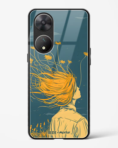 Golden Cascade [BREATHE] Glass Case Phone Cover (Vivo)