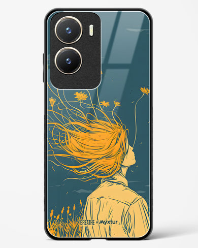 Golden Cascade [BREATHE] Glass Case Phone Cover (Vivo)