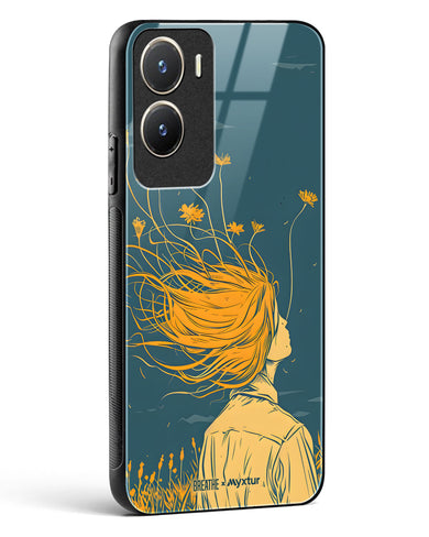 Golden Cascade [BREATHE] Glass Case Phone Cover (Vivo)