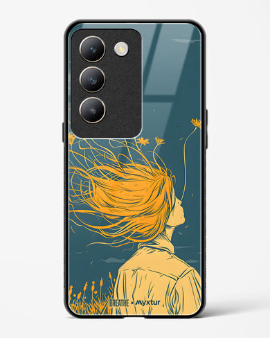 Golden Cascade [BREATHE] Glass Case Phone Cover (Vivo)