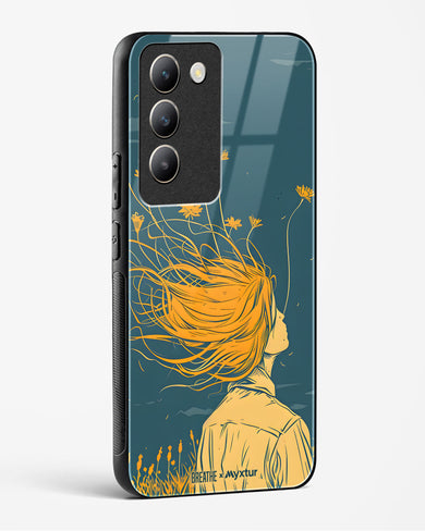 Golden Cascade [BREATHE] Glass Case Phone Cover (Vivo)