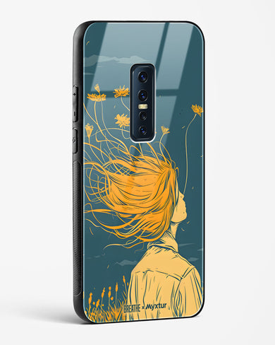 Golden Cascade [BREATHE] Glass Case Phone Cover (Vivo)