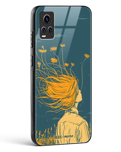 Golden Cascade [BREATHE] Glass Case Phone Cover (Vivo)