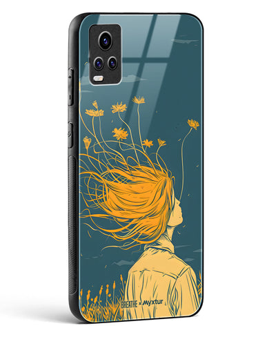 Golden Cascade [BREATHE] Glass Case Phone Cover (Vivo)