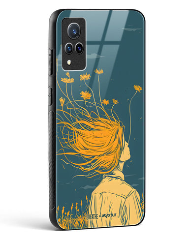 Golden Cascade [BREATHE] Glass Case Phone Cover (Vivo)