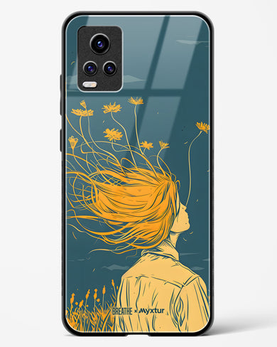 Golden Cascade [BREATHE] Glass Case Phone Cover (Vivo)