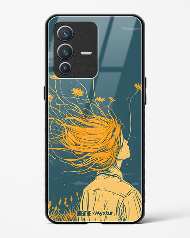 Golden Cascade [BREATHE] Glass Case Phone Cover (Vivo)