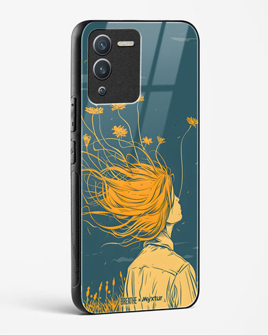 Golden Cascade [BREATHE] Glass Case Phone Cover (Vivo)