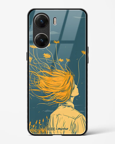 Golden Cascade [BREATHE] Glass Case Phone Cover (Vivo)