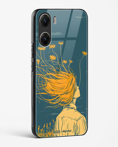 Golden Cascade [BREATHE] Glass Case Phone Cover (Vivo)