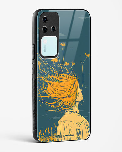 Golden Cascade [BREATHE] Glass Case Phone Cover (Vivo)