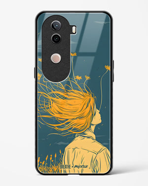 Golden Cascade [BREATHE] Glass Case Phone Cover (Vivo)