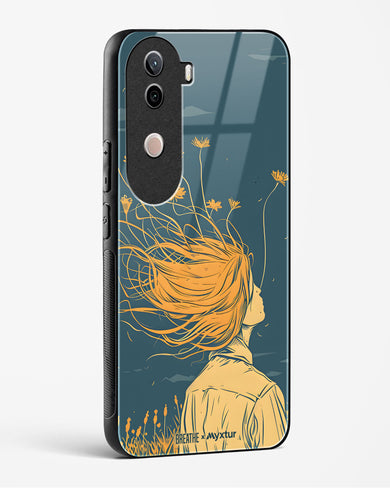 Golden Cascade [BREATHE] Glass Case Phone Cover (Vivo)