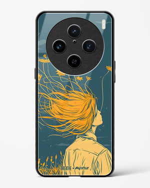 Golden Cascade [BREATHE] Glass Case Phone Cover (Vivo)