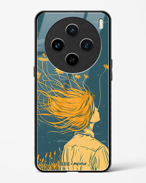 Golden Cascade [BREATHE] Glass Case Phone Cover (Vivo)