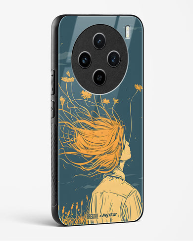 Golden Cascade [BREATHE] Glass Case Phone Cover (Vivo)