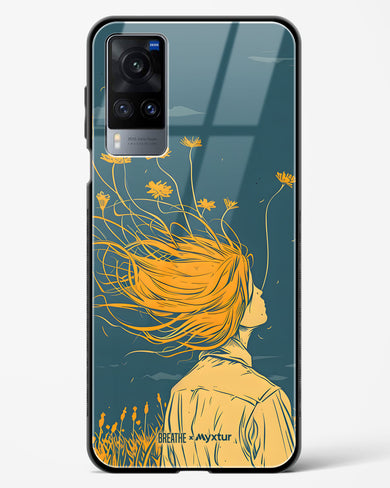 Golden Cascade [BREATHE] Glass Case Phone Cover (Vivo)