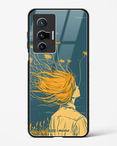 Golden Cascade [BREATHE] Glass Case Phone Cover (Vivo)