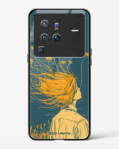 Golden Cascade [BREATHE] Glass Case Phone Cover (Vivo)
