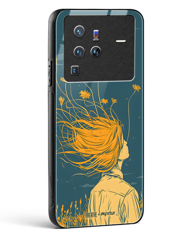 Golden Cascade [BREATHE] Glass Case Phone Cover (Vivo)