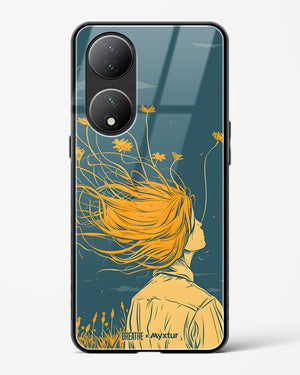 Golden Cascade [BREATHE] Glass Case Phone Cover (Vivo)