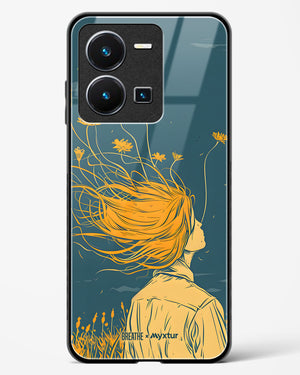 Golden Cascade [BREATHE] Glass Case Phone Cover (Vivo)