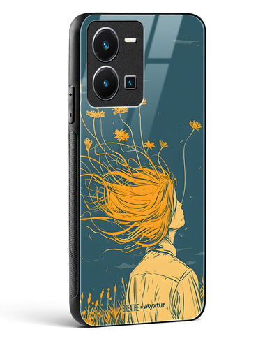 Golden Cascade [BREATHE] Glass Case Phone Cover (Vivo)