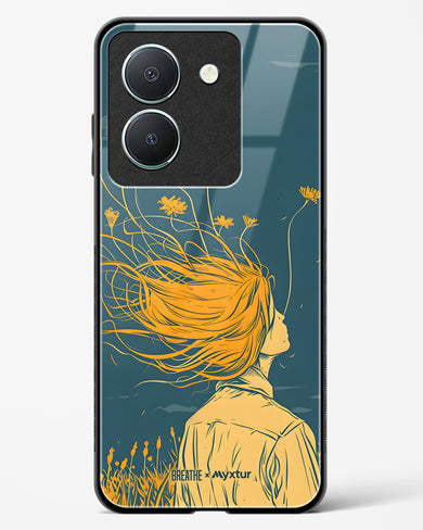 Golden Cascade [BREATHE] Glass Case Phone Cover (Vivo)