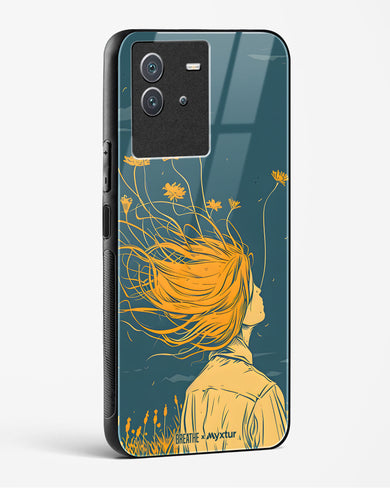 Golden Cascade [BREATHE] Glass Case Phone Cover (Vivo)