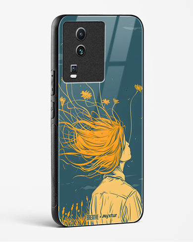 Golden Cascade [BREATHE] Glass Case Phone Cover (Vivo)