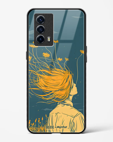 Golden Cascade [BREATHE] Glass Case Phone Cover (Vivo)