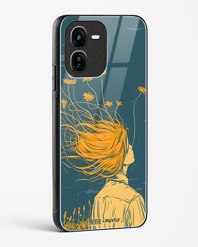 Golden Cascade [BREATHE] Glass Case Phone Cover (Vivo)