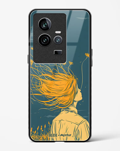 Golden Cascade [BREATHE] Glass Case Phone Cover (Vivo)