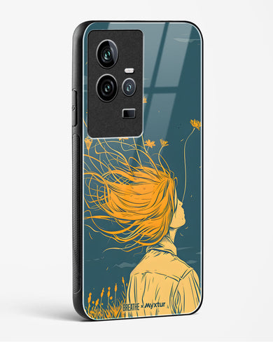 Golden Cascade [BREATHE] Glass Case Phone Cover (Vivo)