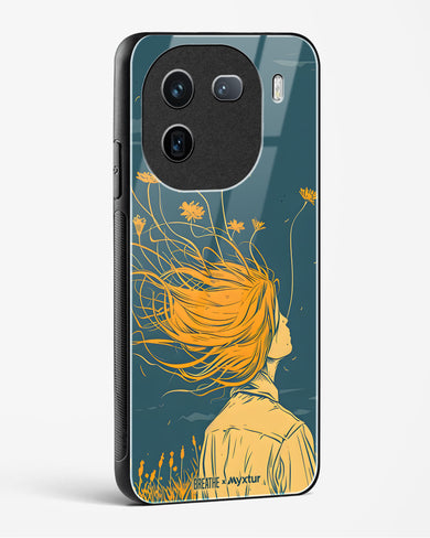 Golden Cascade [BREATHE] Glass Case Phone Cover (Vivo)