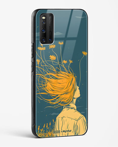 Golden Cascade [BREATHE] Glass Case Phone Cover (Vivo)