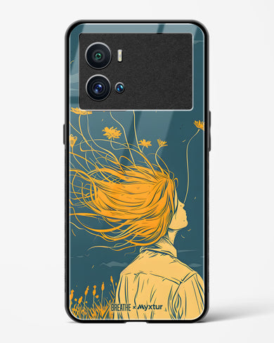 Golden Cascade [BREATHE] Glass Case Phone Cover (Vivo)