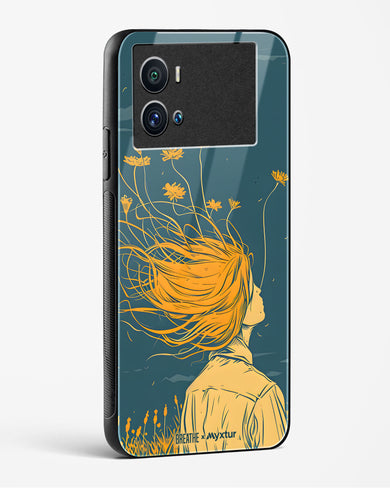 Golden Cascade [BREATHE] Glass Case Phone Cover (Vivo)