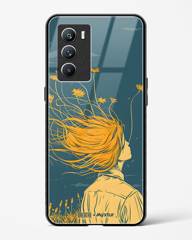 Golden Cascade [BREATHE] Glass Case Phone Cover (Vivo)