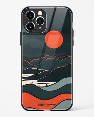 Fiery Nightfall [BREATHE] Glass Case Phone Cover (Apple)